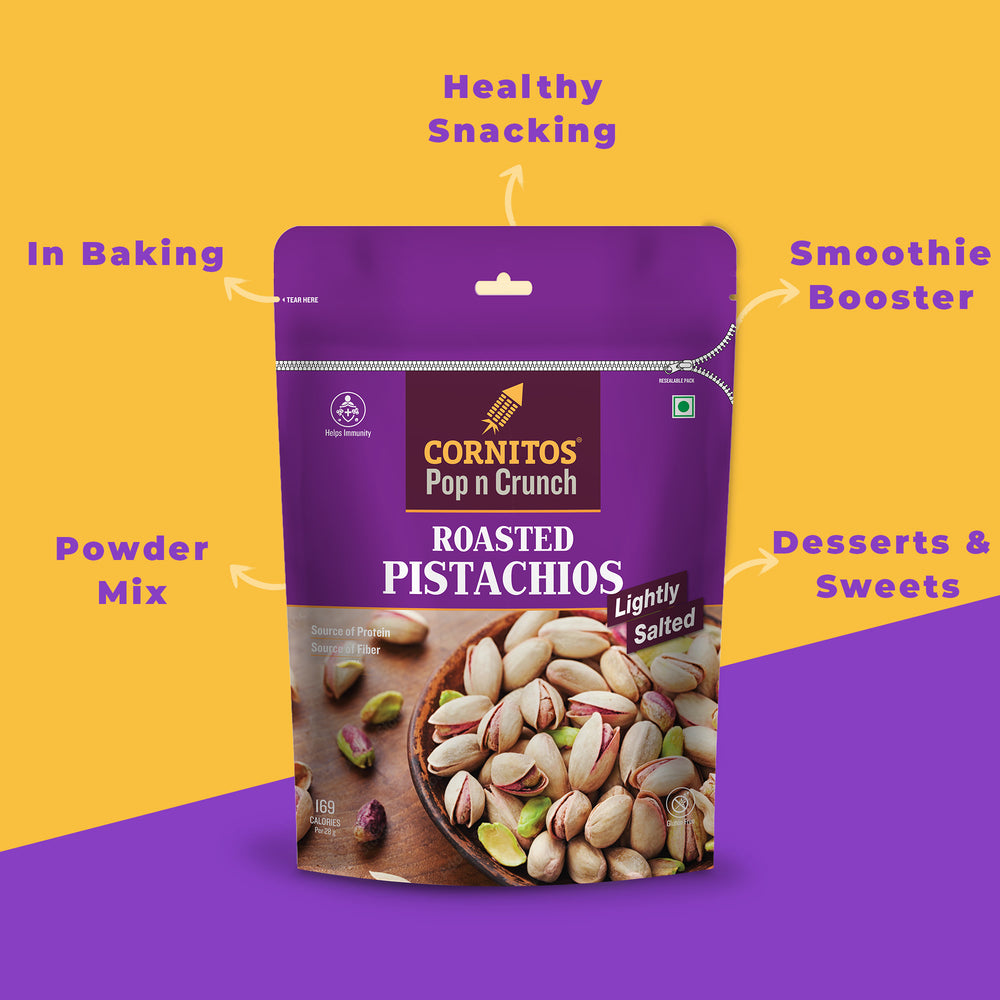 Cornitos Lightly Salted Roasted Pistachios 180g