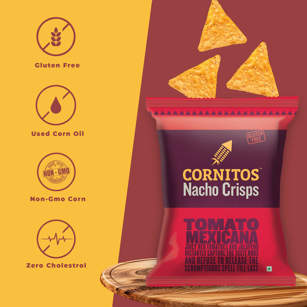 Cornitos Nacho Chips Tomato Mexicana 150g X 2 Pack Combo