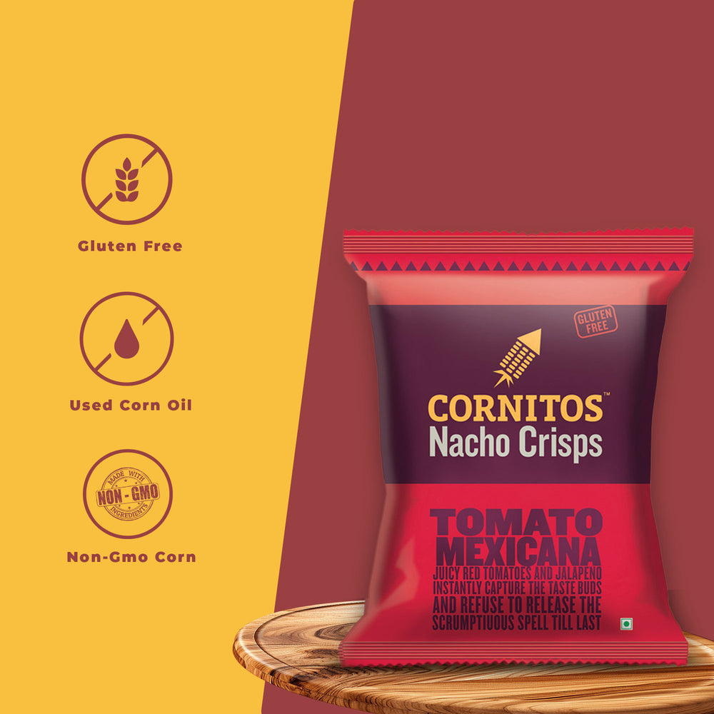 Cornitos Nacho Crisps Tomato Mexicana 150g X 2 Packs