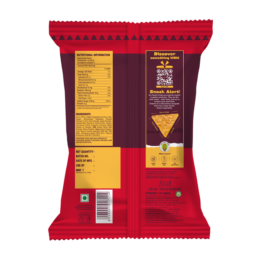 Cornitos Nacho Chips Tomato Mexicana 150g X 2 Pack Combo