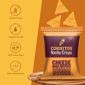Cornitos Nacho Chips, Cheese & Herbs, 150g X 2 Pack Combo