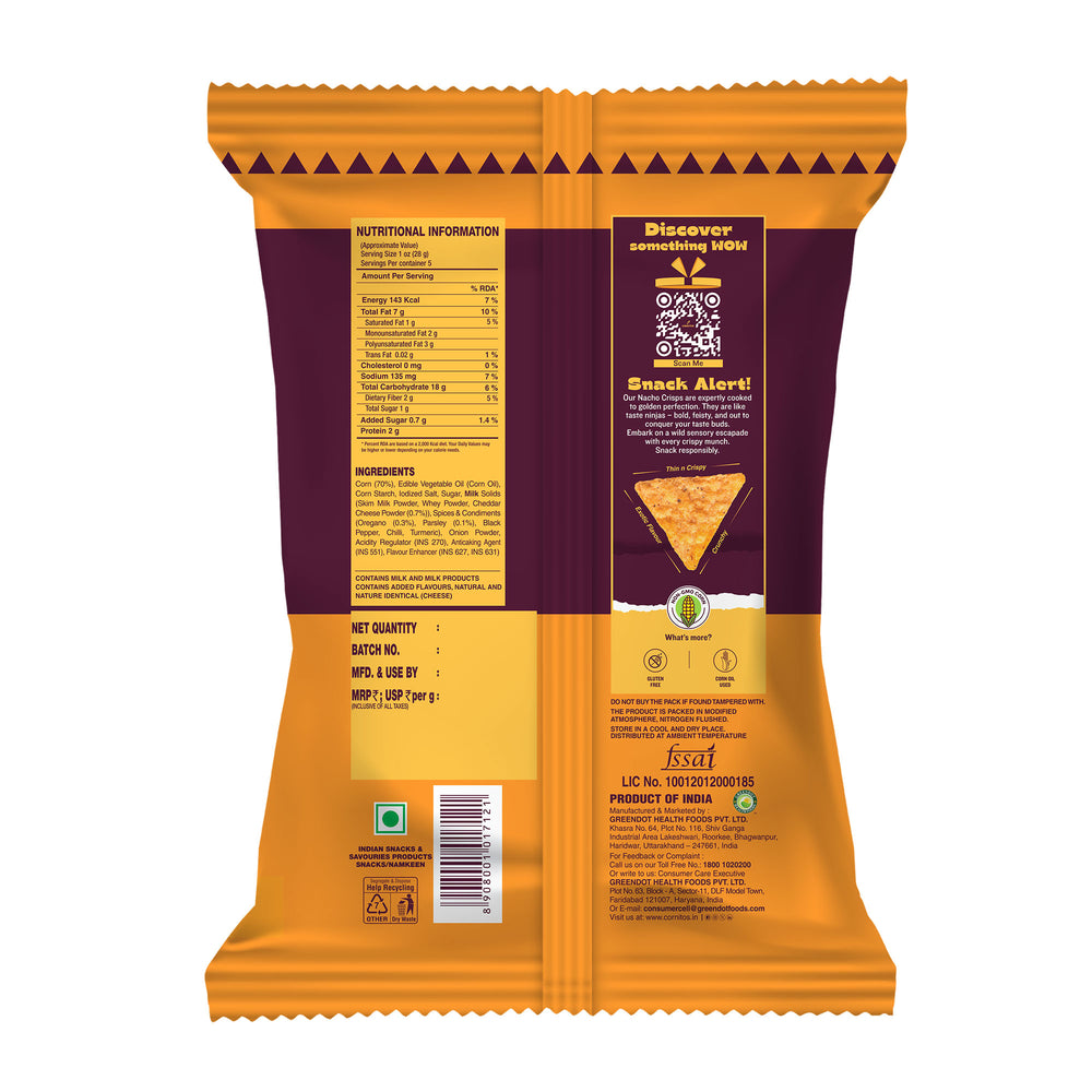 Cornitos Nacho Crisps Cheese & Herbs 150g X 2 Packs