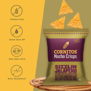 Cornitos Nacho Chips Sizzlin Jalapeno 150g X 2 Pack Combo