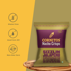 Cornitos Nacho Crisps Sizzlin Jalapeno 150g X 2 Packs