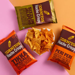 Cornitos Nacho Chips Sizzlin Jalapeno 150g X 2 Pack Combo