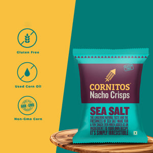 Cornitos Nacho Crisps Sea Salt 150g X 2 Packs