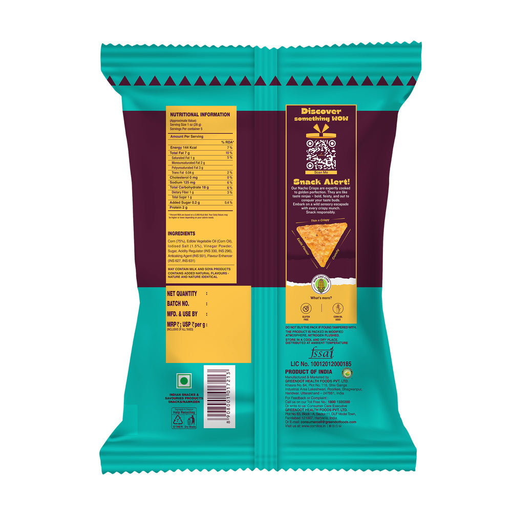 Cornitos Nacho Crisps Sea Salt 150g X 2 Packs