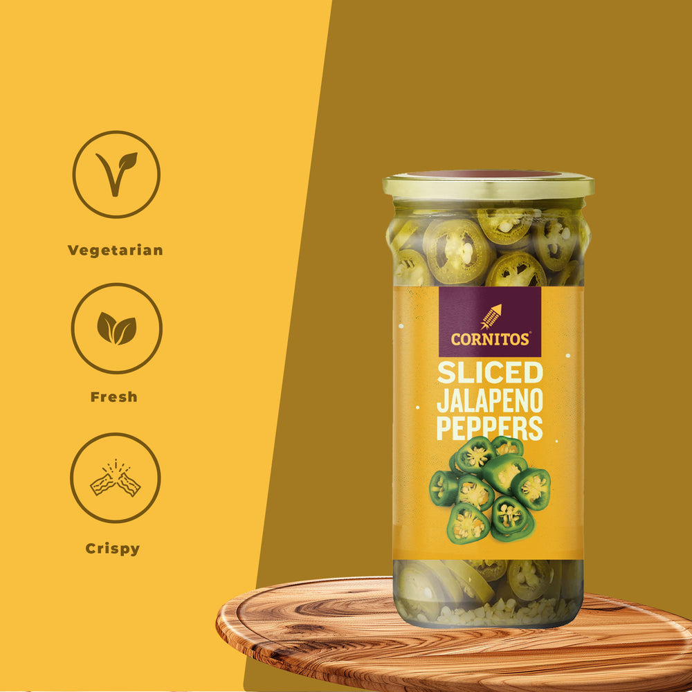 Cornitos Sliced Jalapeno Peppers 190g x 2 Packs