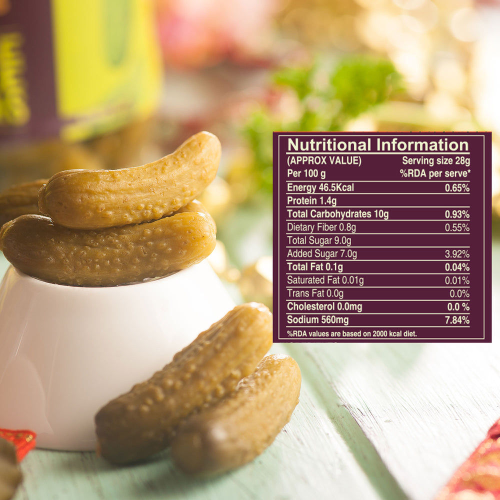 Cornitos Whole Pickle Gherkins 190g