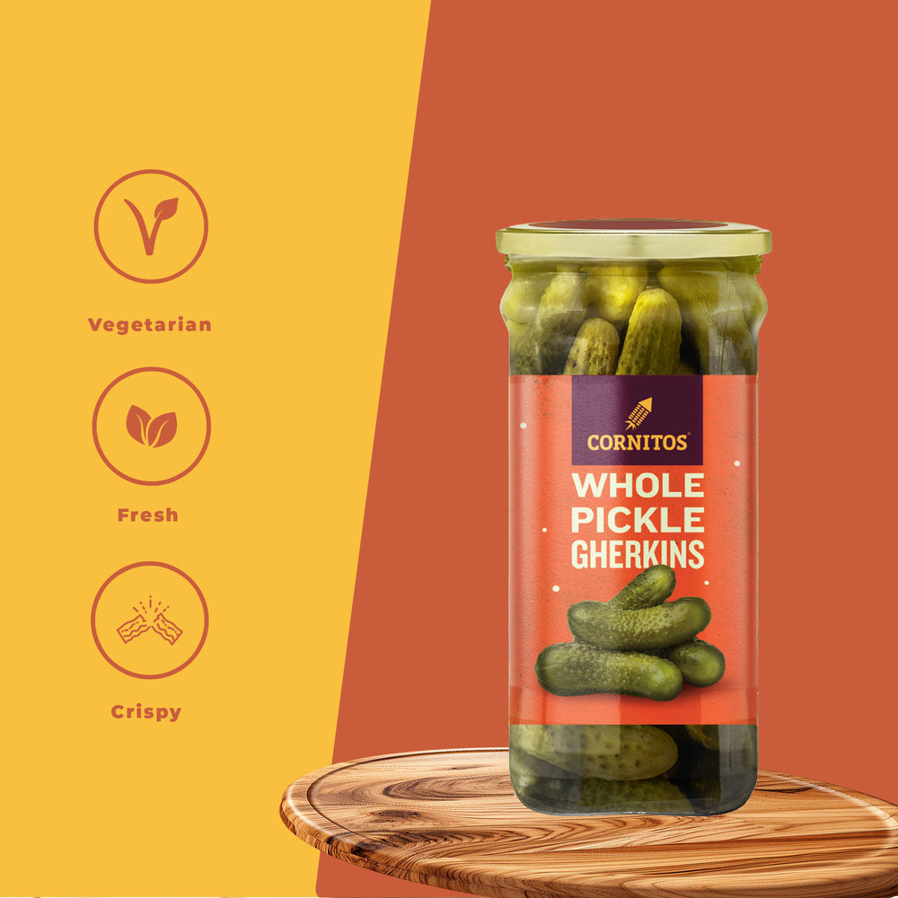 Cornitos Whole Pickle Gherkins 190g