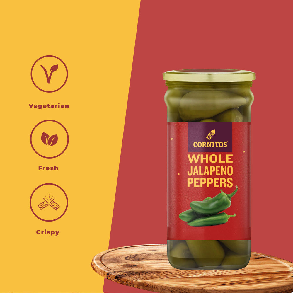 Cornitos Whole Jalapeno Peppers 190g