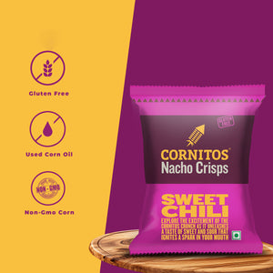 Cornitos Nacho Crisps Sweet Chili 150g x 2 Packs