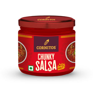 Cornitos, Chunky Salsa Dip, Hot, 330g (Pack of 2)