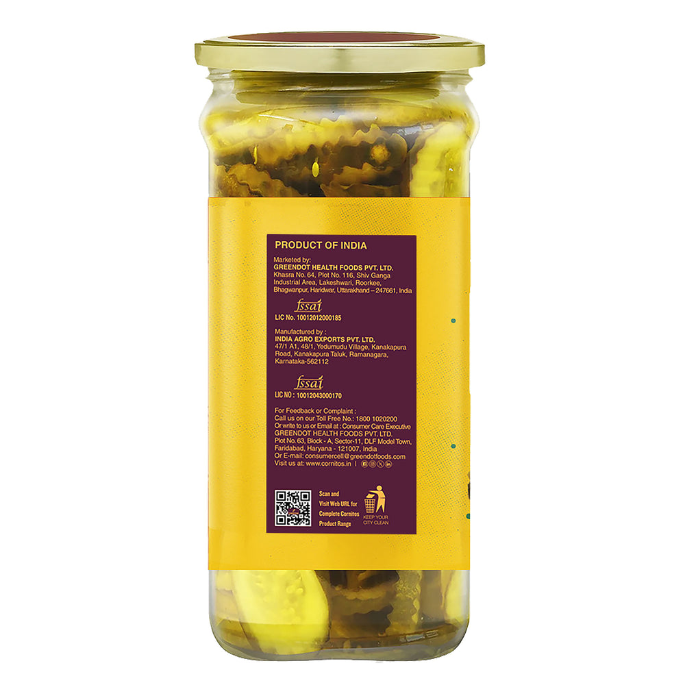 Cornitos Sliced Burger Dill Gherkins 190g x 2 Packs