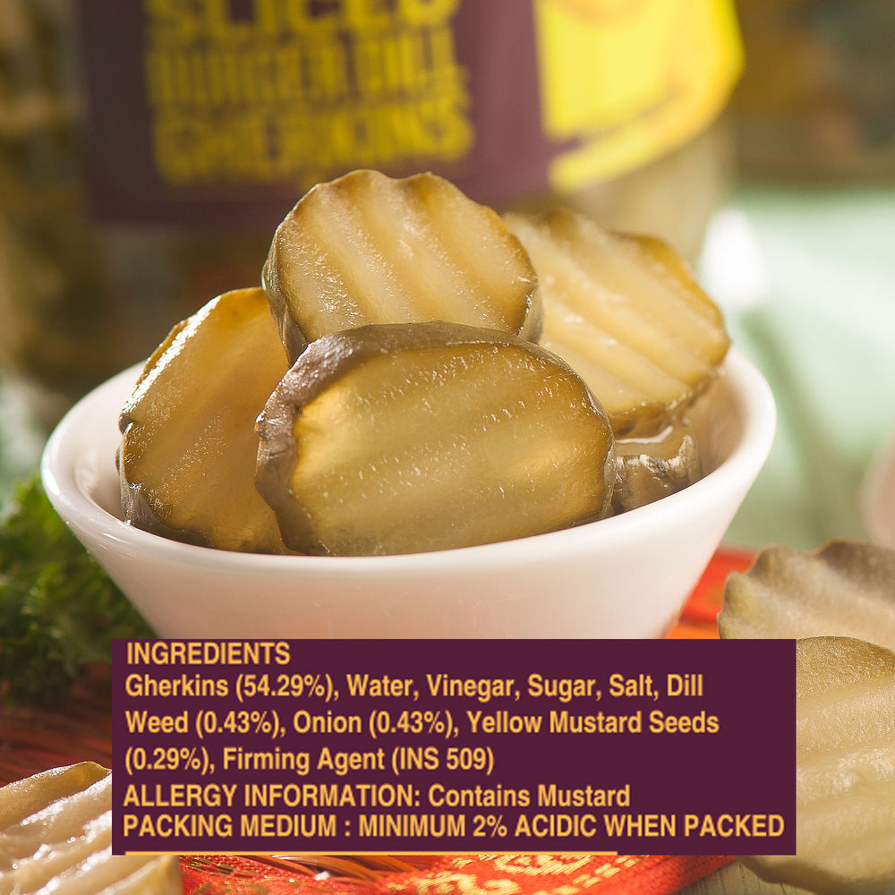 Cornitos Sliced Burger Dill Gherkins 190g x 2 Packs