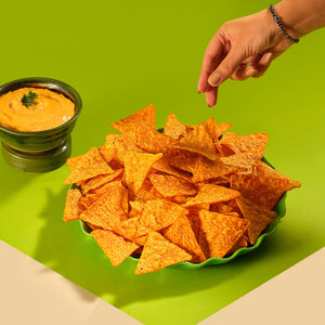 Cornitos No Onion No Garlic Cheese & Herbs Nacho Chips 150g X 2 Pack Combo