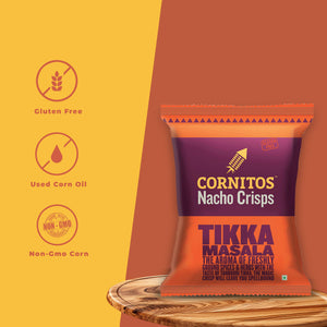 Cornitos Nacho Crisps Tikka Masala 150g x 2 Packs