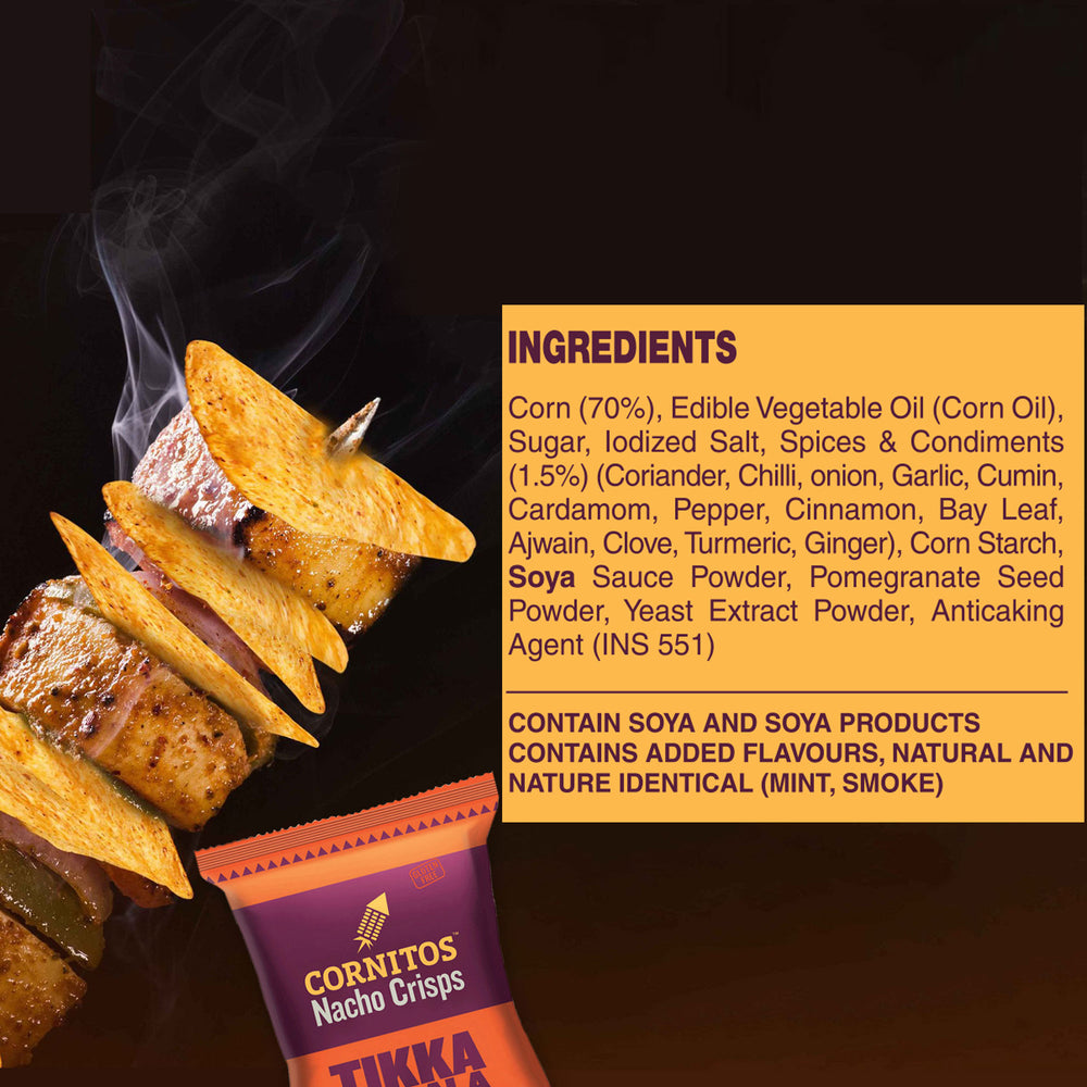 Cornitos Nacho Crisps Tikka Masala 150g x 2 Packs