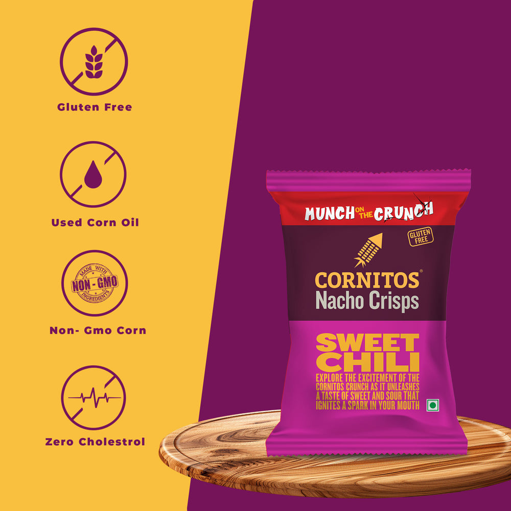 Cornitos Nacho Chips, Sweet Chili, Munch on the Crunch 2 Pack Combo