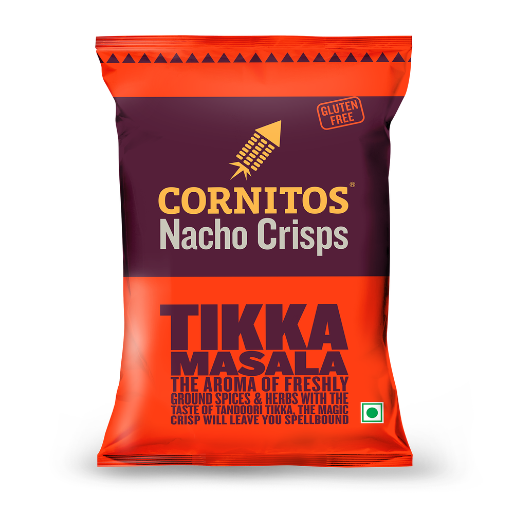 Cornitos Nacho Crisps Tikka Masala 150g x 2 Packs