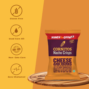 Cornitos Nacho Chips Cheese & Herbs Munch on the Crunch 2 Pack Combo