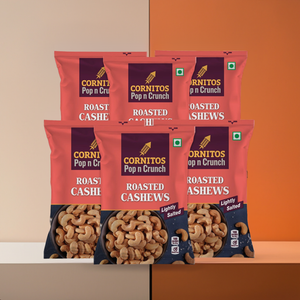 Cashew Lightly Salted Pack of 6 x 25g