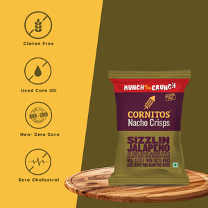 Cornitos Nacho Chips, Sizzlin Jalapeno, Munch on the Crunch 2 Pack Combo