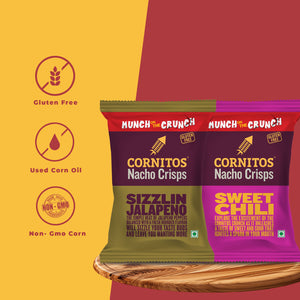 Cornitos Nacho Crisps 78g x 2 Packs (Jalapeno & Sweet Chili)