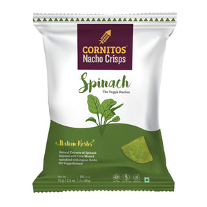 Cornitos Veggie Nachos Spinach Chips 70g X 2 Pack Combo