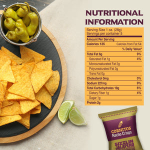 Cornitos Nacho Chips Cheese, Sweet Chili & Jalapeno Munch on the Crunch 3 Pack Combo