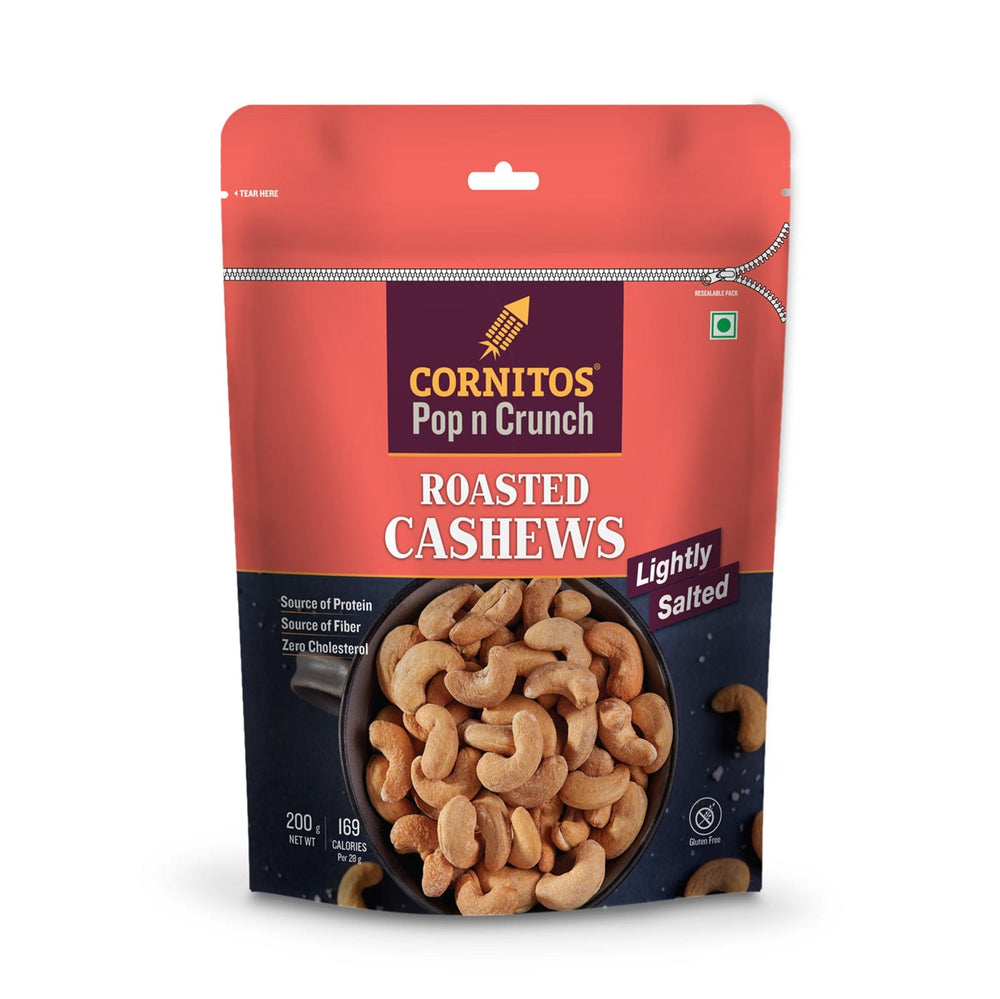 Cornitos Lightly Salted Roasted Cashews 200g