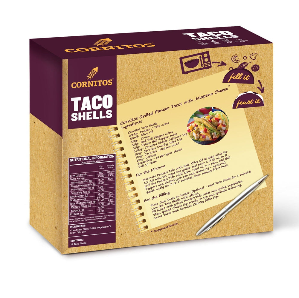 
            
                Load image into Gallery viewer, Taco Shells (Big size) 12 pcs (Pack Of 2)
            
        