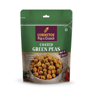 Cornitos, Hot & Spicy, Coated Green Peas, 150g (Pack of 2)