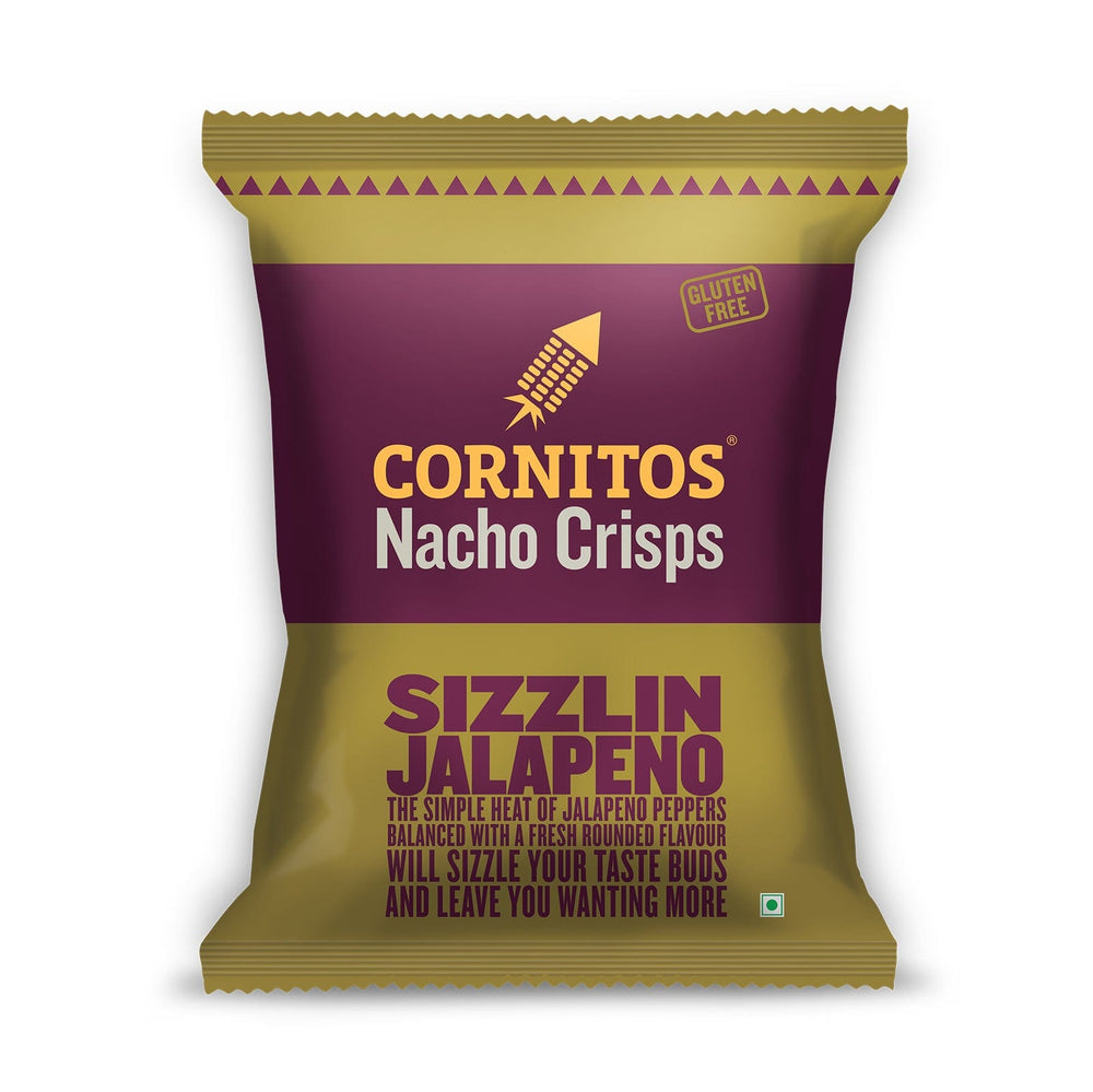 Cornitos Nacho Chips, Sizzlin Jalapeno, 55g X 3 Pack Combo