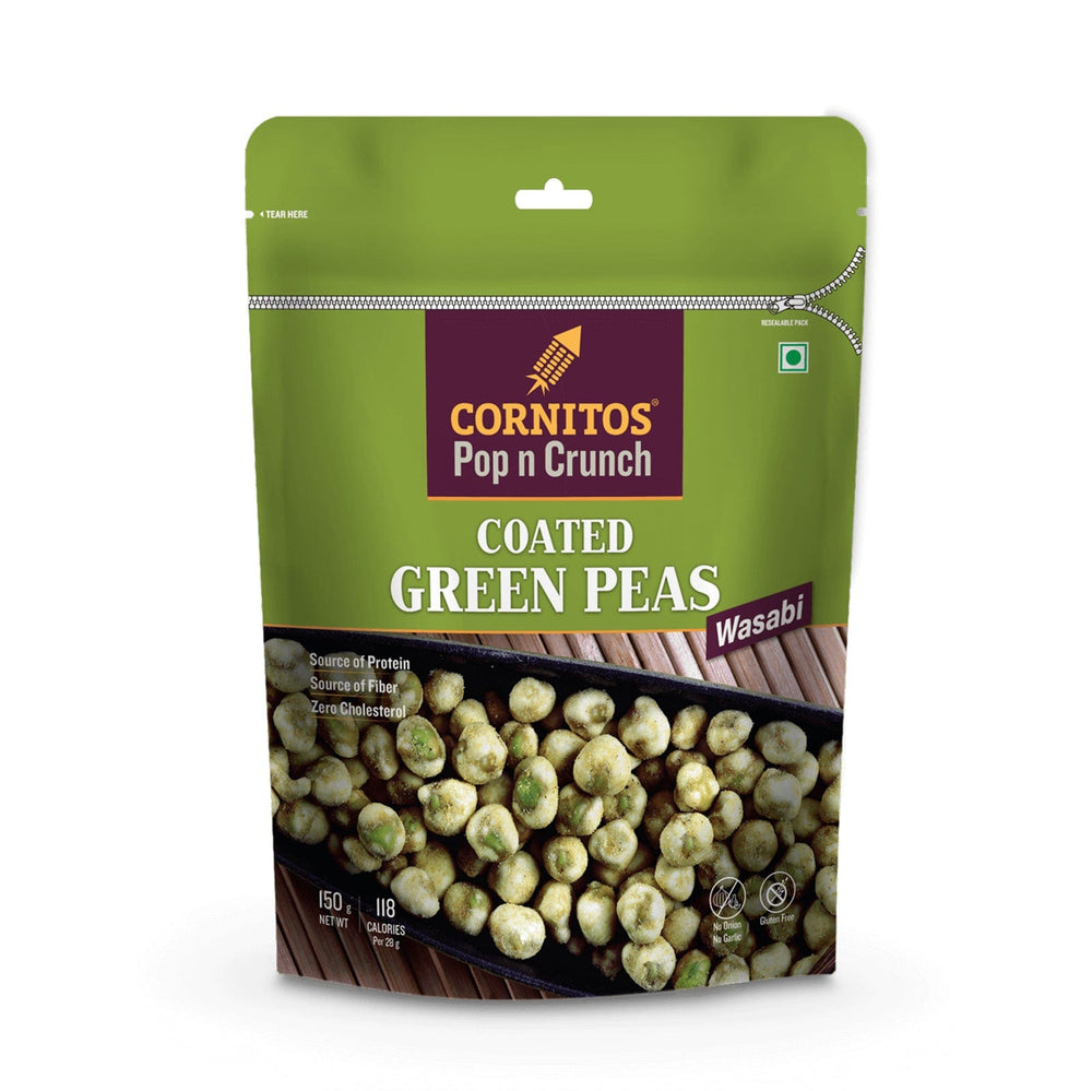 Cornitos Wasabi Coated Green Peas 150g (Pack of 2)