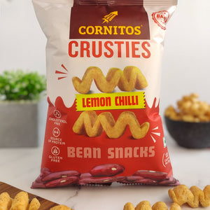 
            
                Load image into Gallery viewer, Cornitos Crusties - Lemon Chilli Bean Puffs (Pack of 3)
            
        