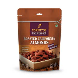 
            
                Load image into Gallery viewer, Cornitos Smoky Barbeque Roasted California Almonds 200g
            
        