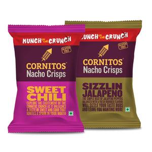 Cornitos Nacho Chips, Jalapeno & Sweet Chili, Munch on the Crunch 2 Pack Combo