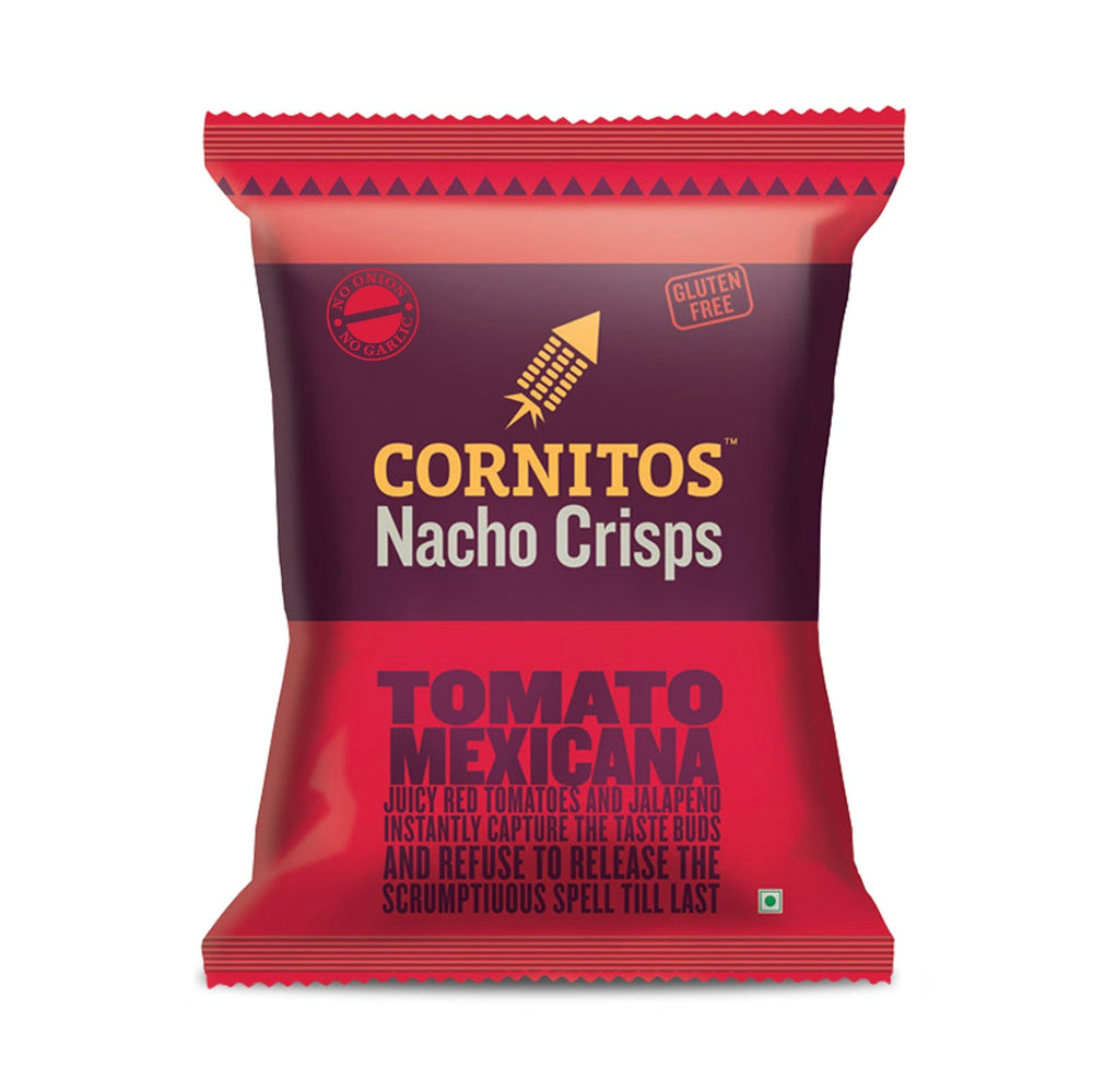 Cornitos No Onion No Garlic Tomato Mexicana Nacho Chips 55g X 3 Pack Combo